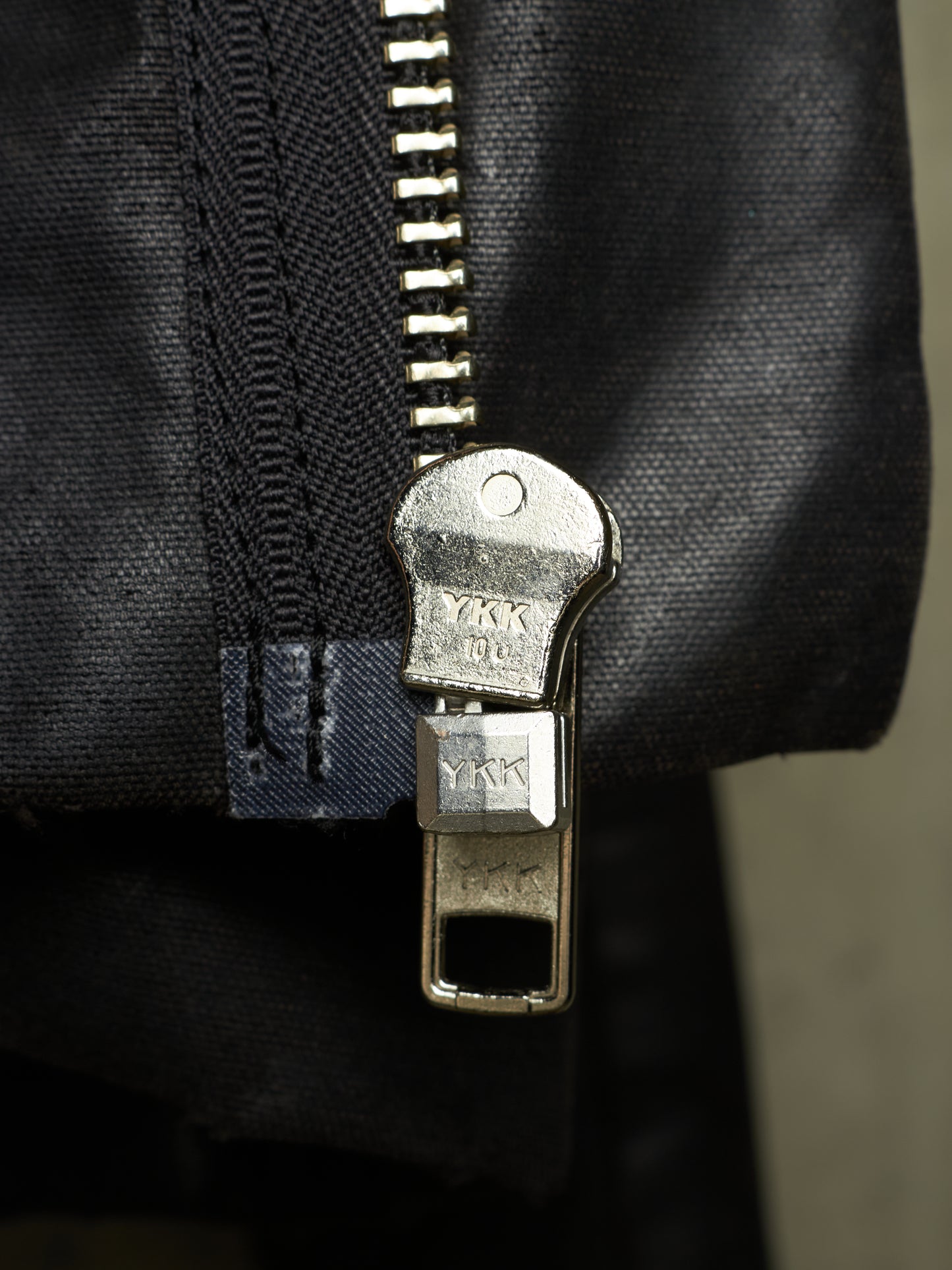 Rick Owens AW03 "TRUCKER" Pill High Neck Waxed Rider Jacket