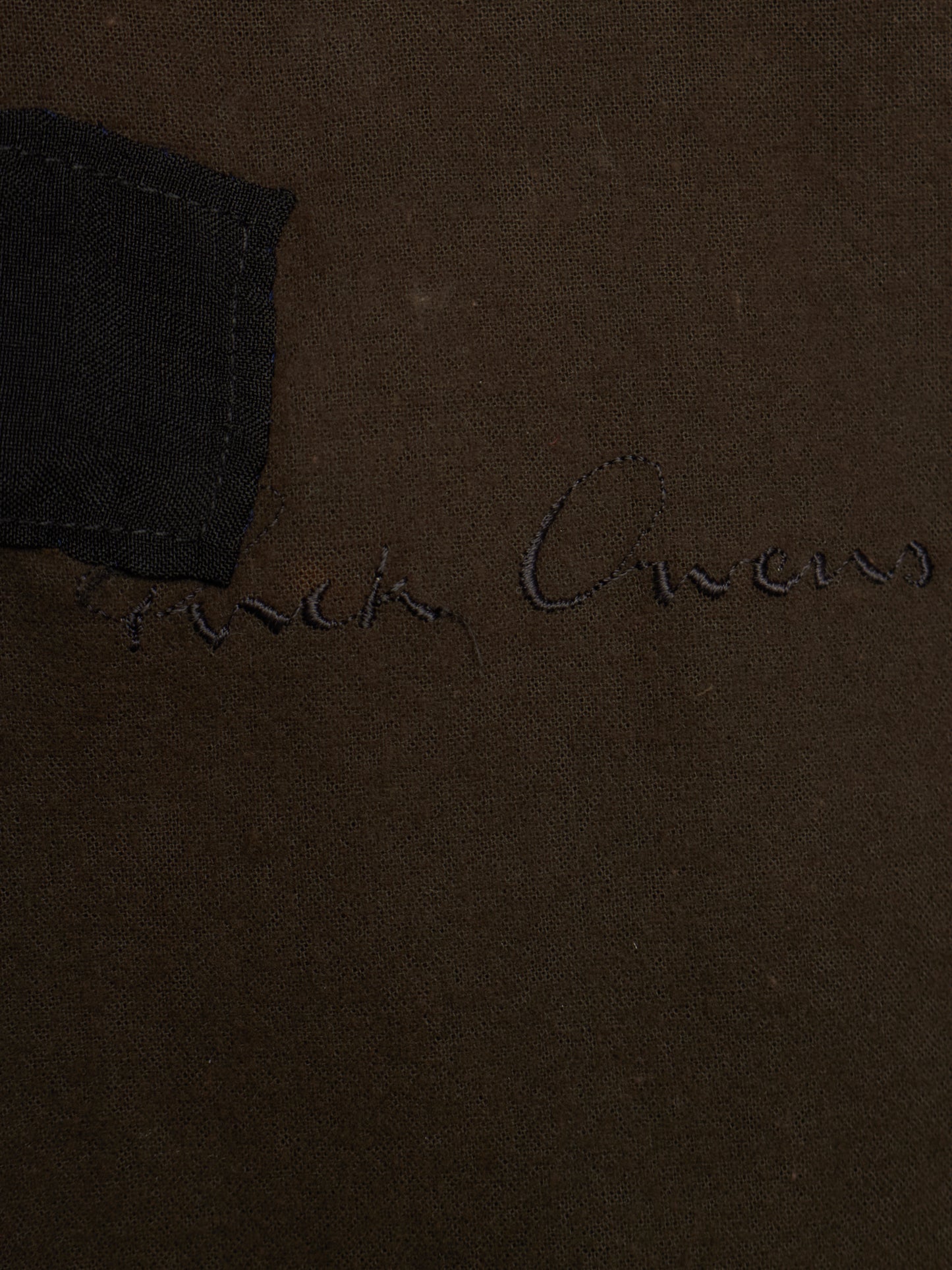 Rick Owens AW03 "TRUCKER" Pill High Neck Waxed Rider Jacket