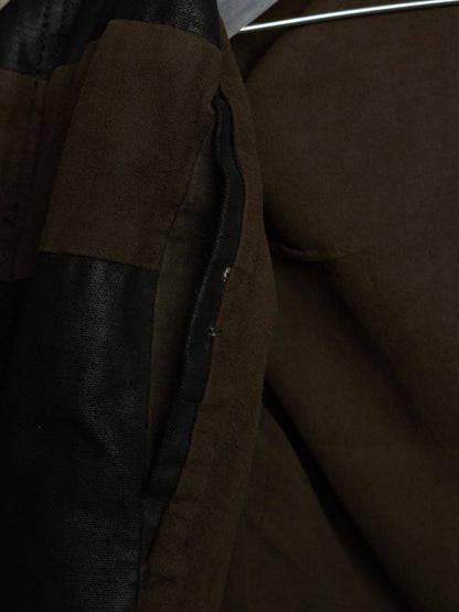 Rick Owens AW03 "TRUCKER" Pill High Neck Waxed Rider Jacket