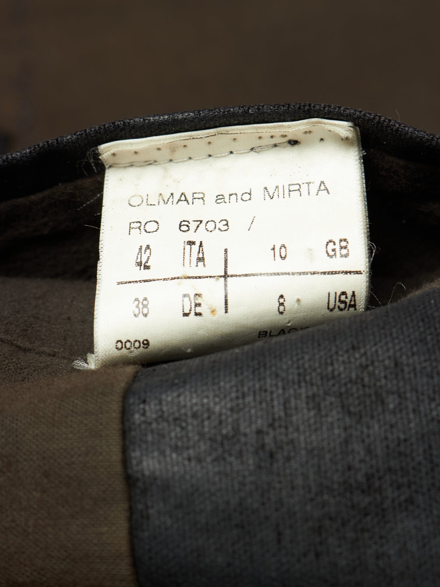 Rick Owens AW03 "TRUCKER" Pill High Neck Waxed Rider Jacket