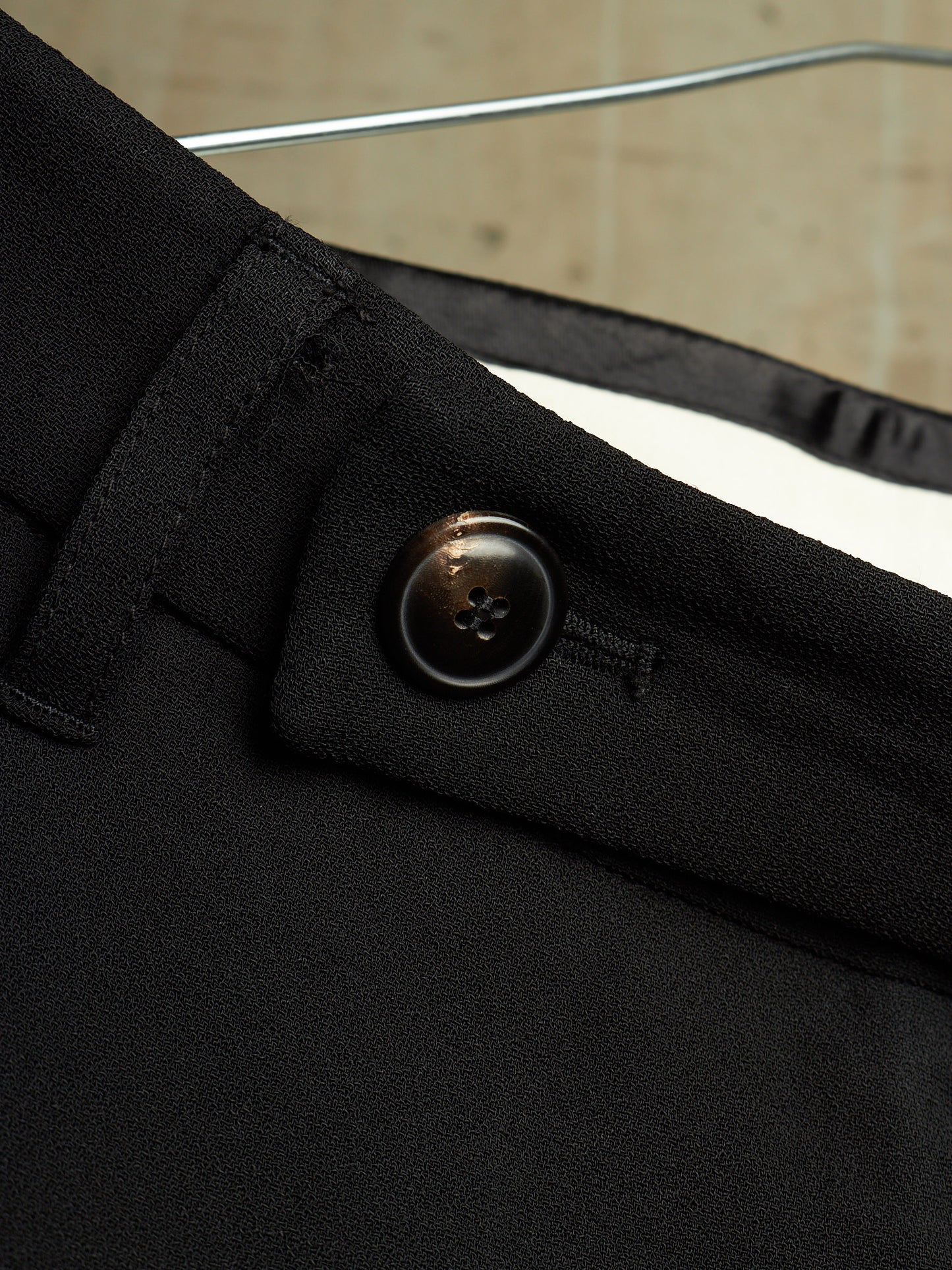 Rick Owens SS08 "CREATCH" Wool Viscose Drop-Crotch Tailored Capri Shorts