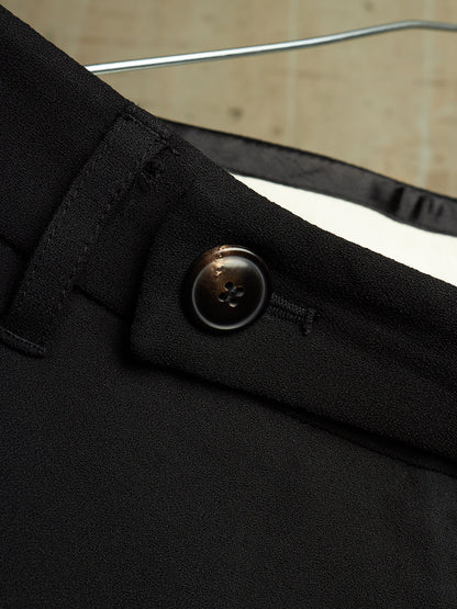 Rick Owens SS08 "CREATCH" Wool Viscose Drop-Crotch Tailored Capri Shorts