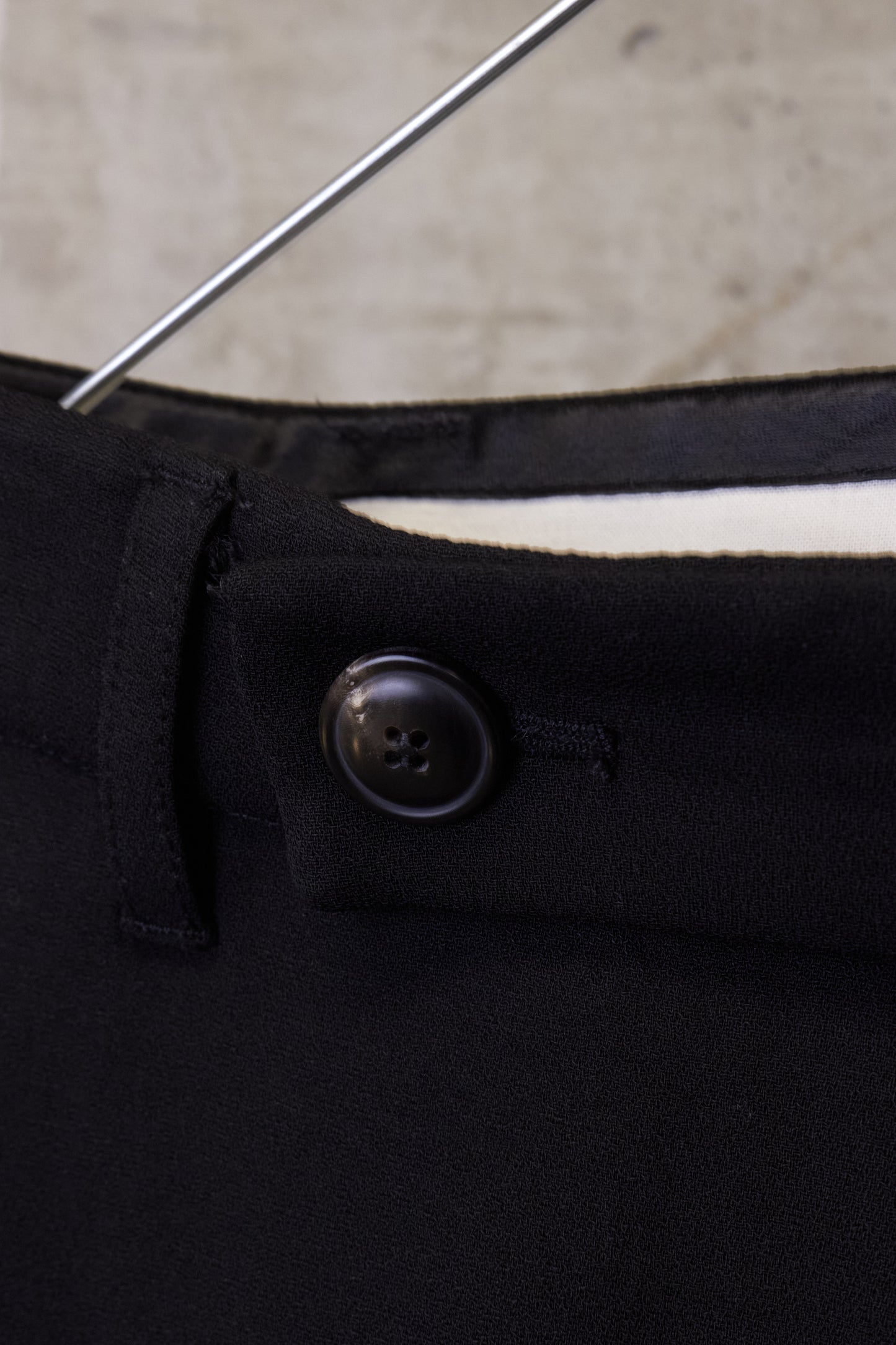 Rick Owens SS08 "CREATCH" Wool Viscose Drop-Crotch Tailored Capri Shorts