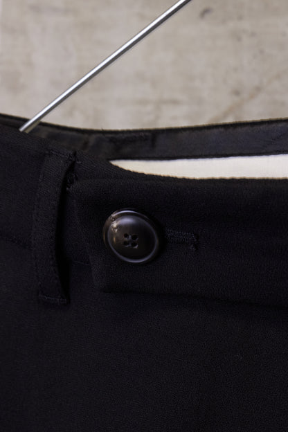 Rick Owens SS08 "CREATCH" Wool Viscose Drop-Crotch Tailored Capri Shorts