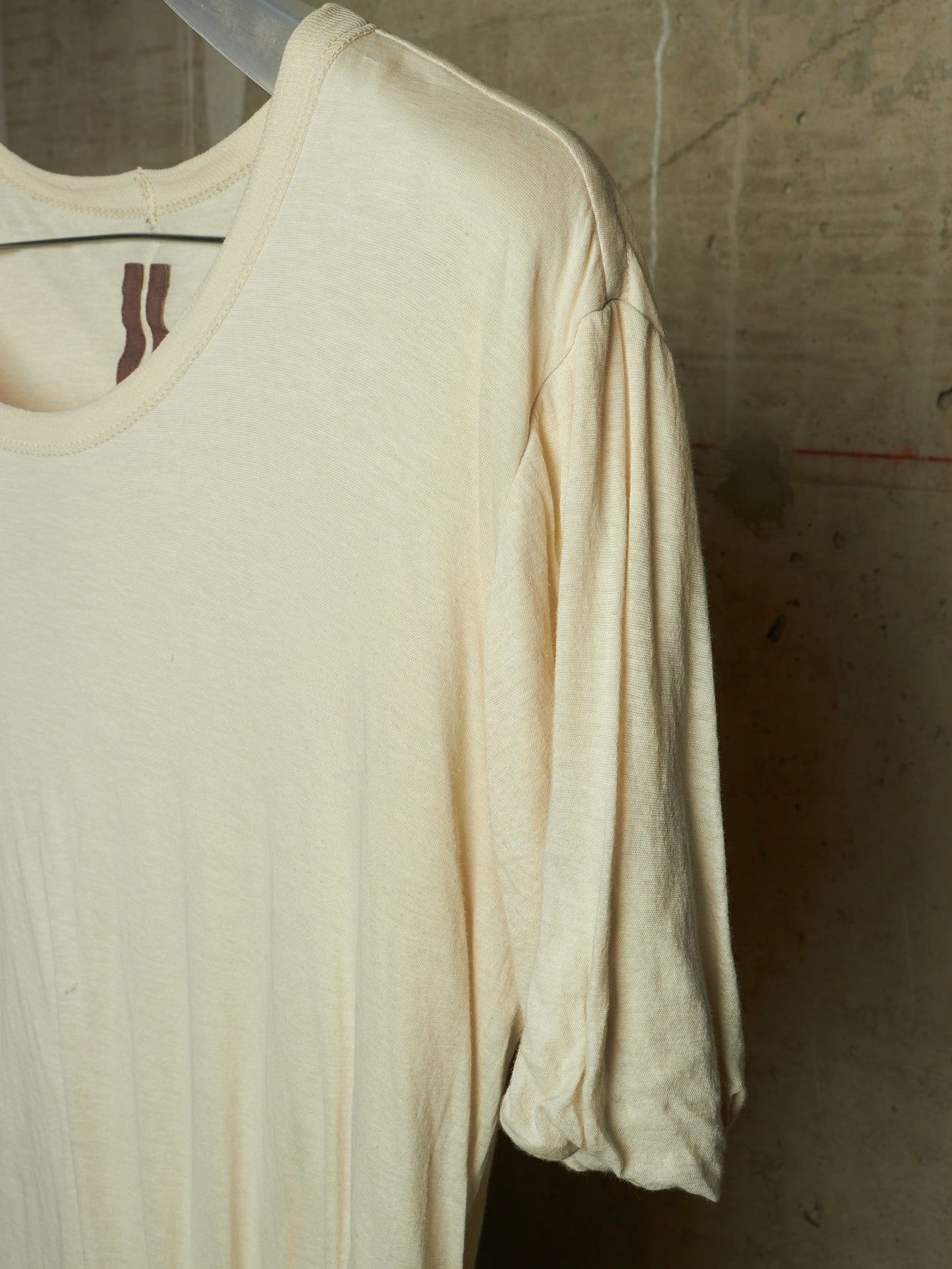 Rick Owens SS12 "NASKA" MILK Double Layered T-shirt