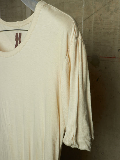 Rick Owens SS12 "NASKA" MILK Double Layered T-shirt