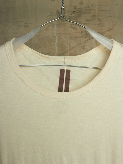 Rick Owens SS12 "NASKA" MILK Double Layered T-shirt