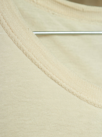 Rick Owens SS12 "NASKA" MILK Double Layered T-shirt