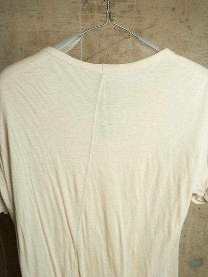 Rick Owens SS12 "NASKA" MILK Double Layered T-shirt