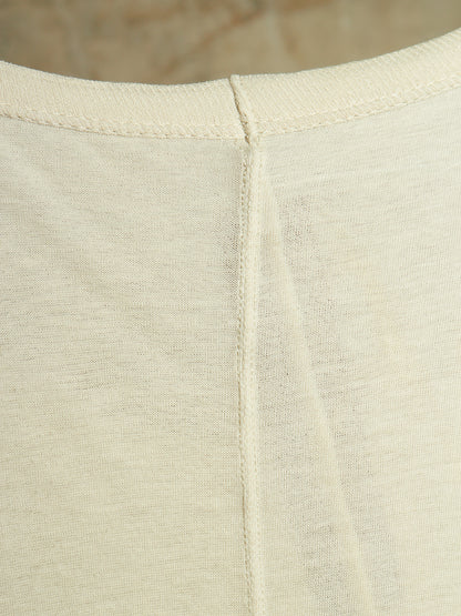 Rick Owens SS12 "NASKA" MILK Double Layered T-shirt