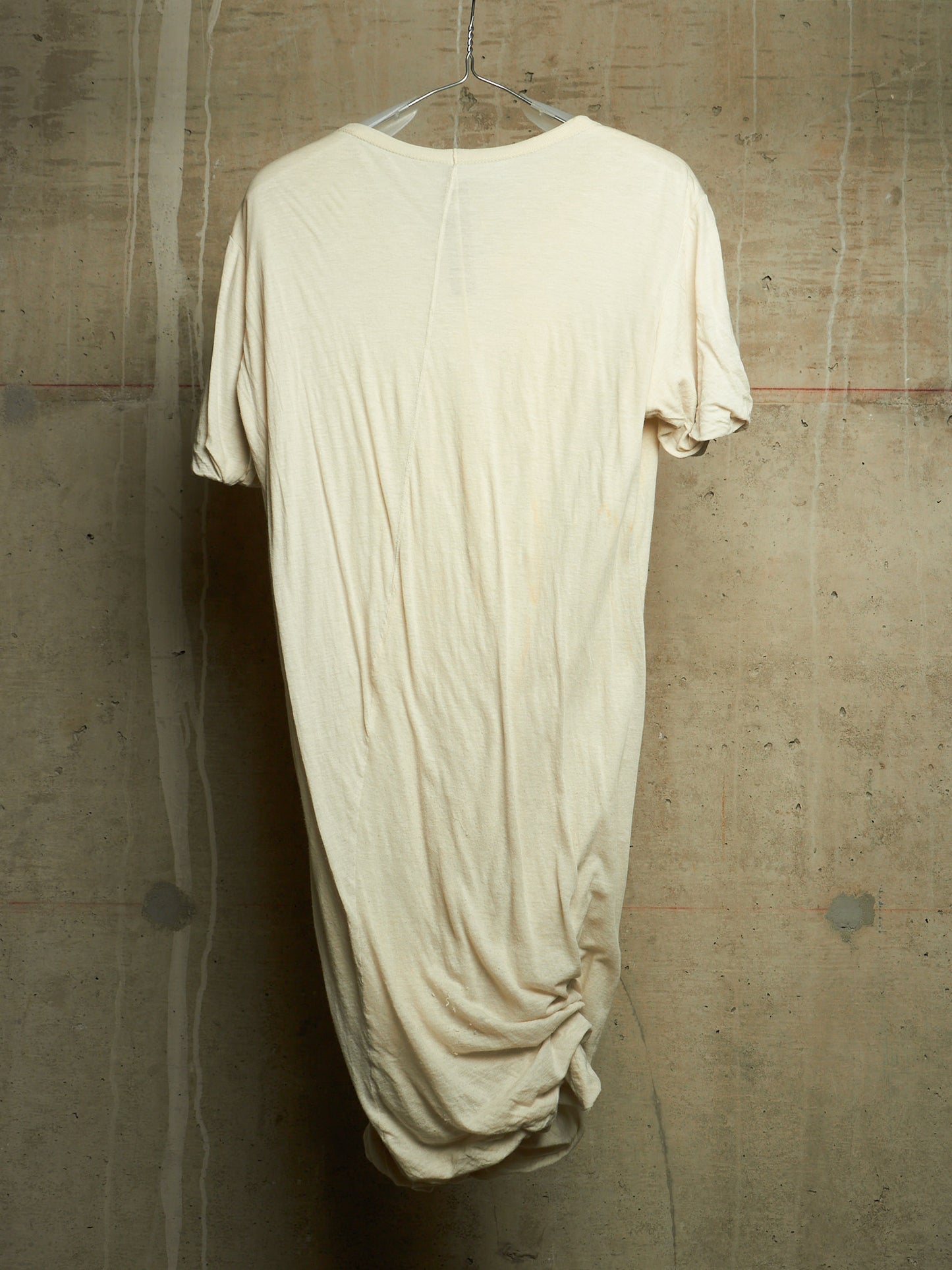 Rick Owens SS12 "NASKA" MILK Double Layered T-shirt