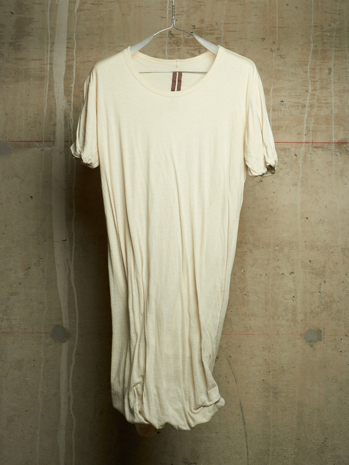 Rick Owens SS12 "NASKA" MILK Double Layered T-shirt