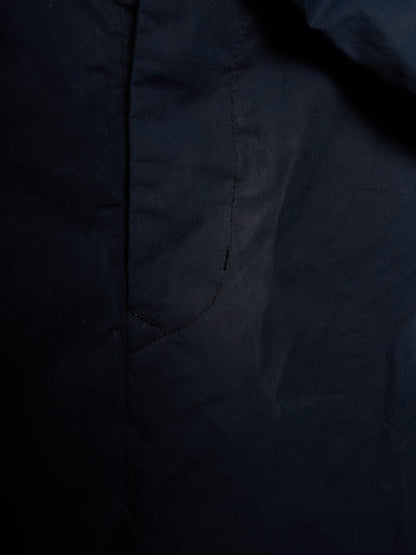 Rick Owens SS10 "RELEASE" Washed Navy Asymmetric Flap Zip Pocket Drop-crotch Shorts
