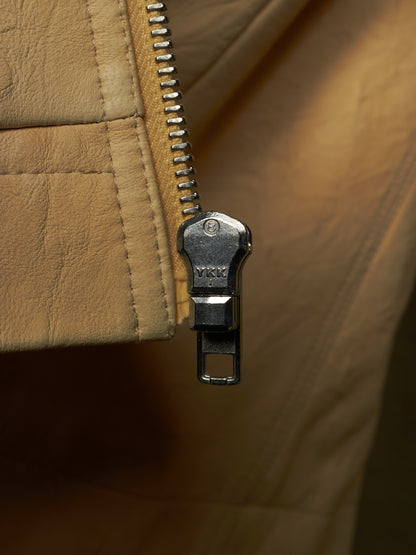 Rick Owens SS15 "FAUN" BONE Lamb Leather Molino Jacket