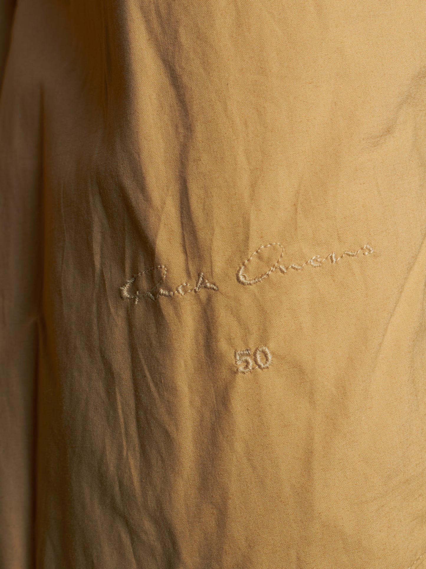 Rick Owens SS15 "FAUN" BONE Lamb Leather Molino Jacket
