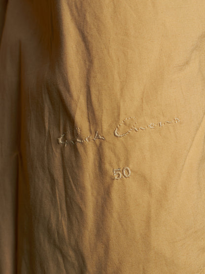 Rick Owens SS15 "FAUN" BONE Lamb Leather Molino Jacket