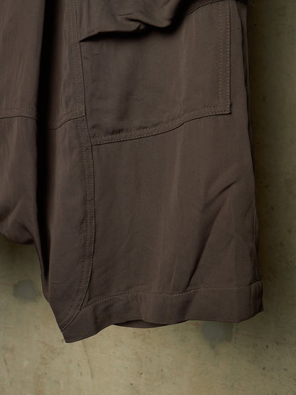 Rick Owens SS15 "FAUN" DARKDUST Drop-crotch Creatch Cargo Shorts