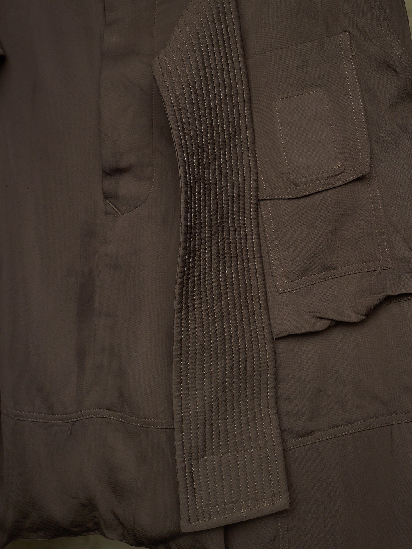 Rick Owens SS15 "FAUN" DARKDUST Drop-crotch Creatch Cargo Shorts