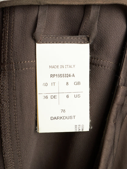 Rick Owens SS15 "FAUN" DARKDUST Drop-crotch Creatch Cargo Shorts