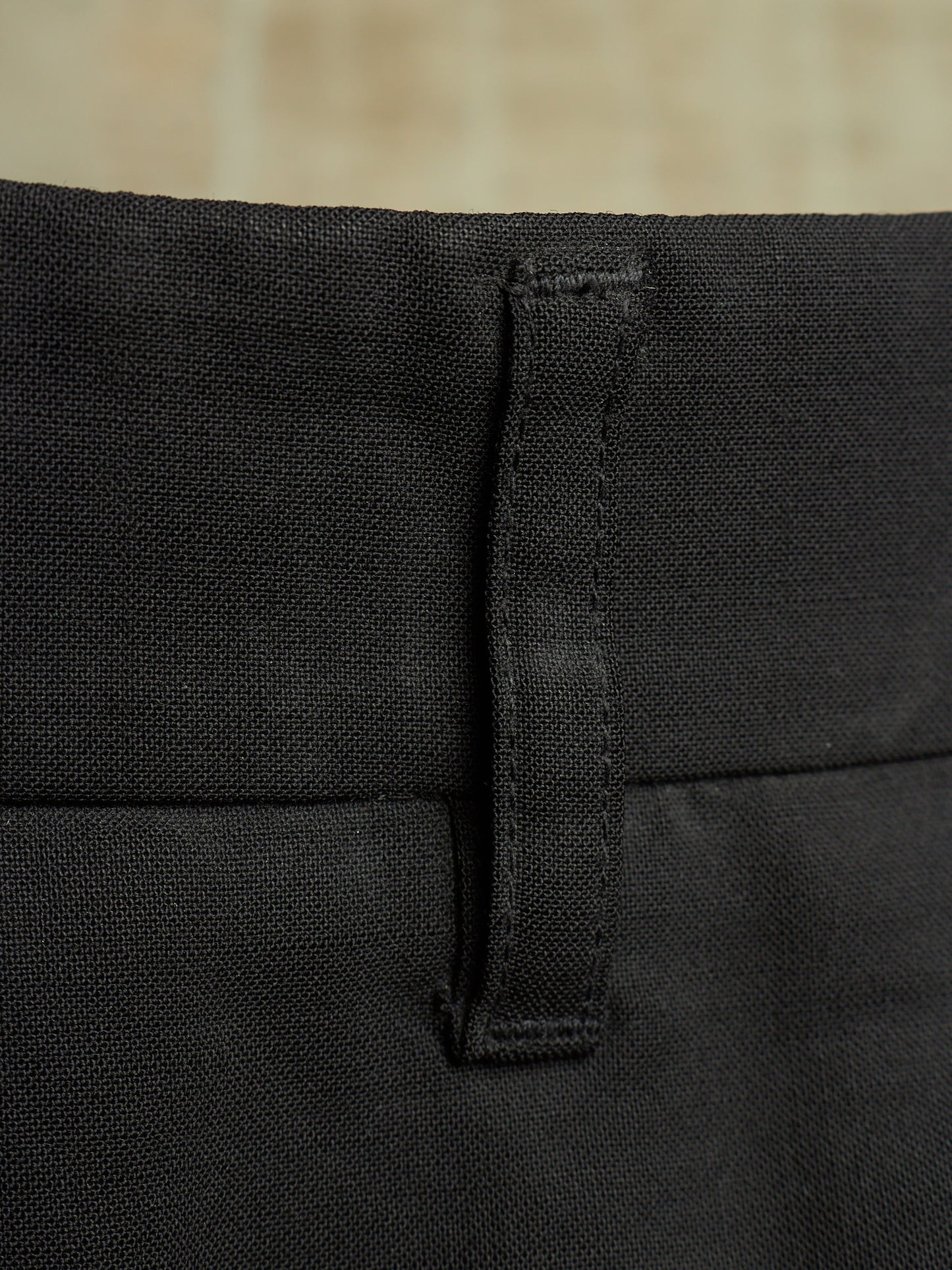 Rick Owens SS15 "FAUN" Black Virgin Wool Drop-crotch Pod Shorts