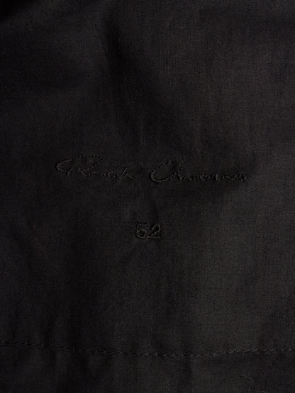 Rick Owens SS16 "CYCLOPS" BLACK Lamb Nubuck Leather Intarsia Rider Jacket