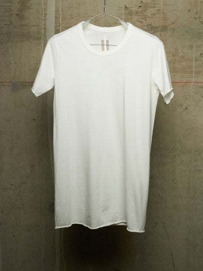 Rick Owens SS18 "DIRT" White Raw Edge Level T-shirt