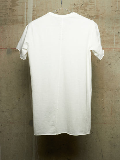 Rick Owens SS18 "DIRT" White Raw Edge Level T-shirt
