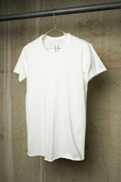 Rick Owens SS18 "DIRT" White Raw Edge Level T-shirt