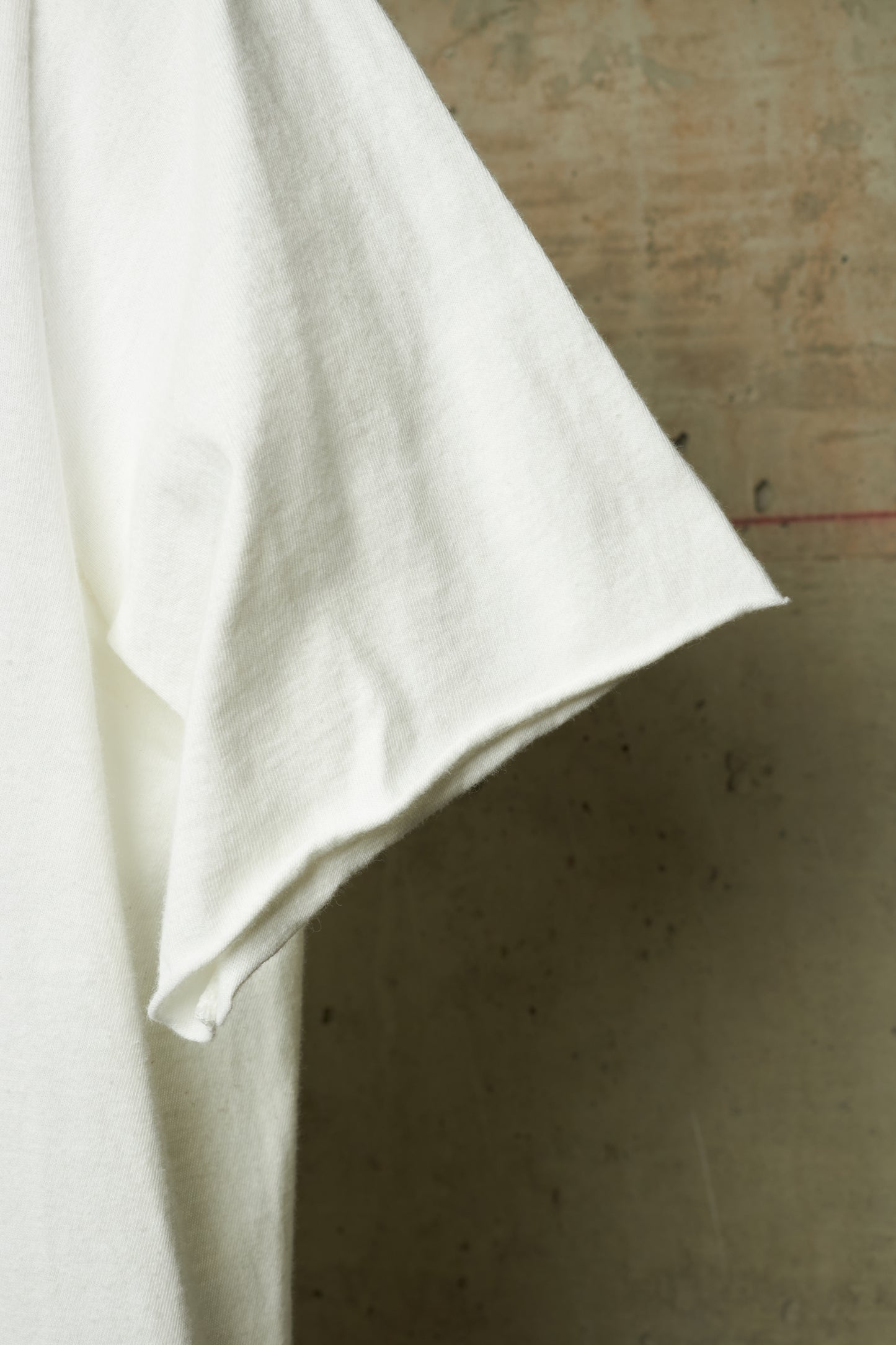 Rick Owens SS18 "DIRT" White Raw Edge Level T-shirt