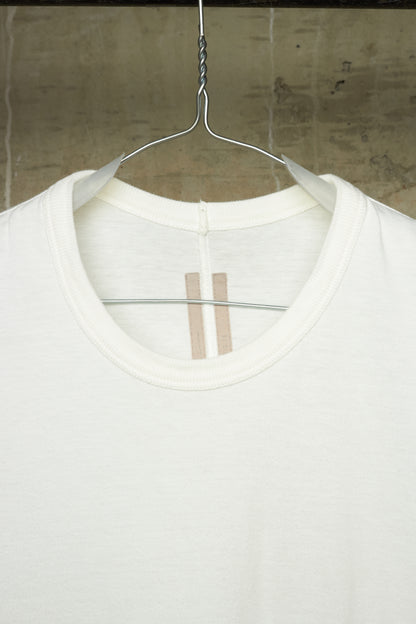 Rick Owens SS18 "DIRT" White Raw Edge Level T-shirt