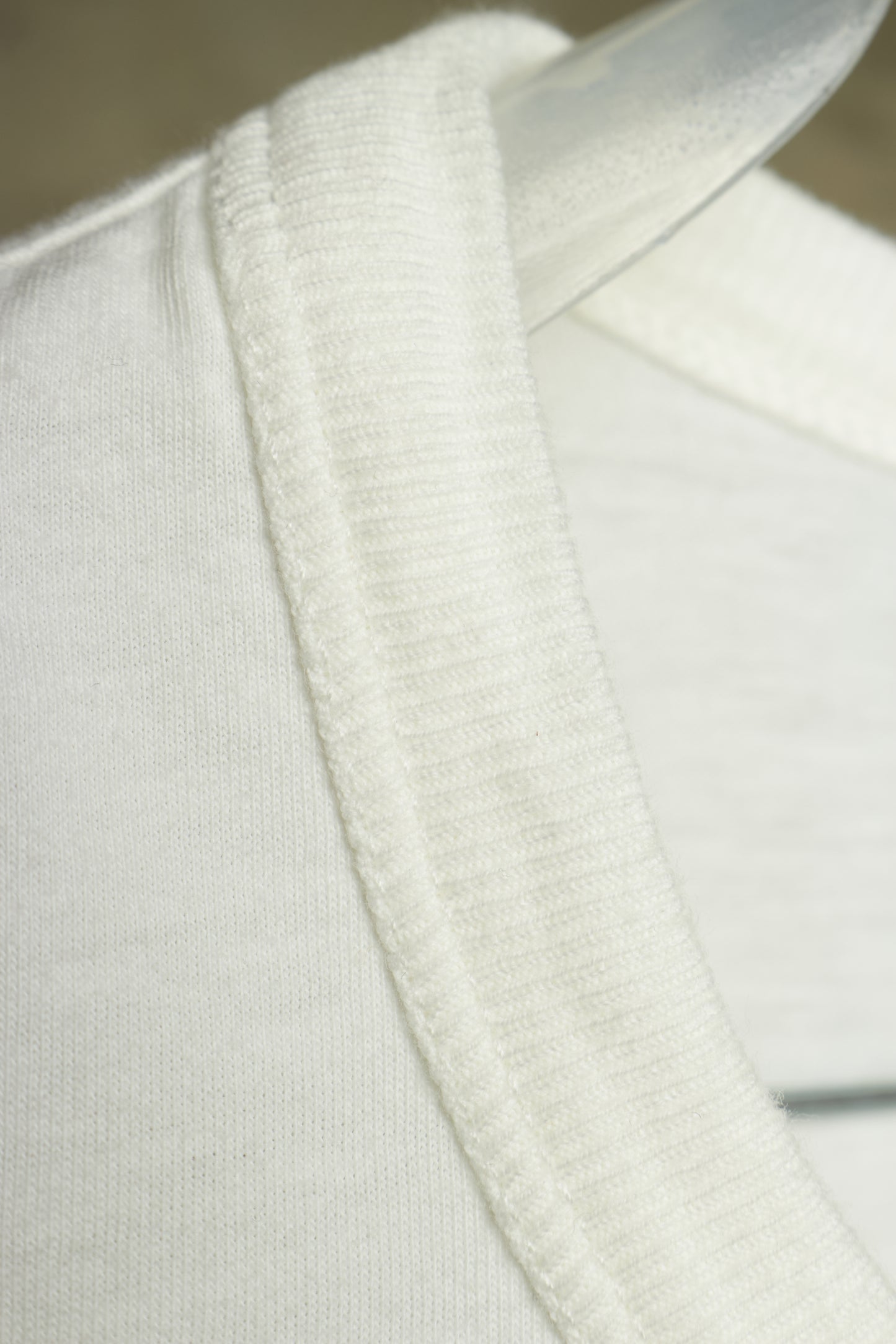 Rick Owens SS18 "DIRT" White Raw Edge Level T-shirt