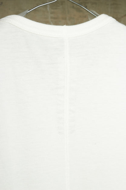 Rick Owens SS18 "DIRT" White Raw Edge Level T-shirt