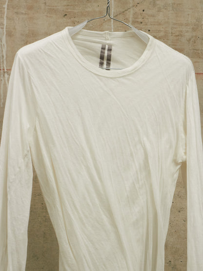 Rick Owens SS18 "DIRT" MILK Double Layered Long Sleeves