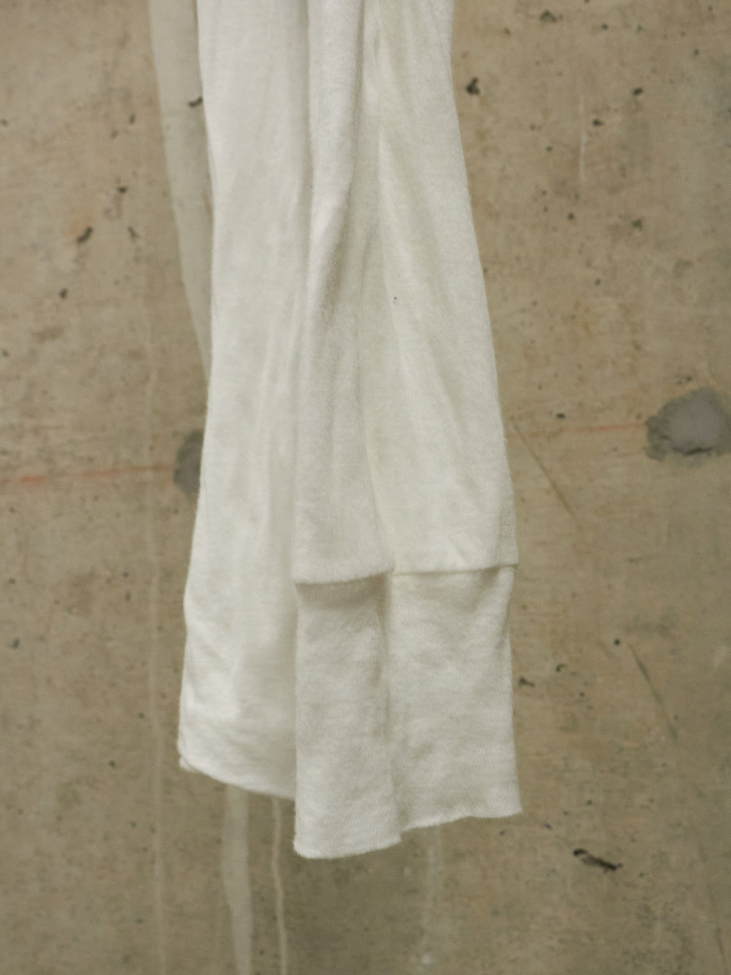 Rick Owens SS18 "DIRT" MILK Double Layered Long Sleeves
