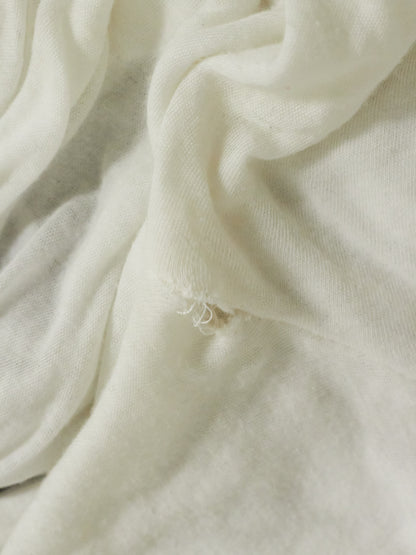 Rick Owens SS18 "DIRT" MILK Double Layered Long Sleeves