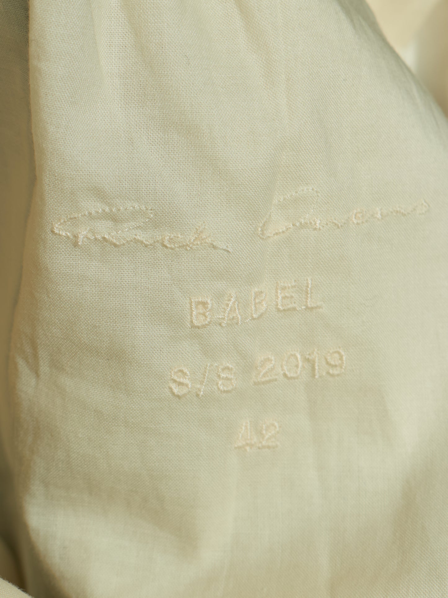 Rick Owens SS19 "BABEL" OYSTER Coated 'Bolans' Crop Pants