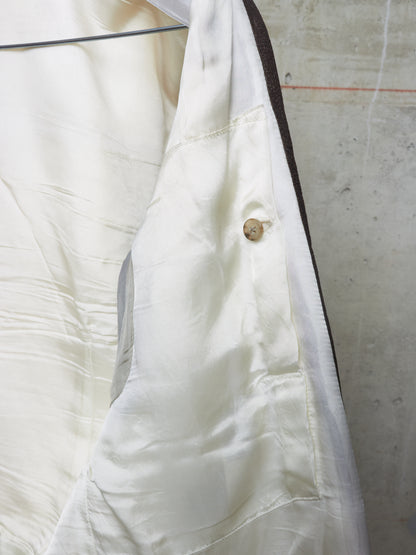 Rick Owens SS20 "TECUATL" Multicoloured Lambskin Leather Dracubiker Jacket