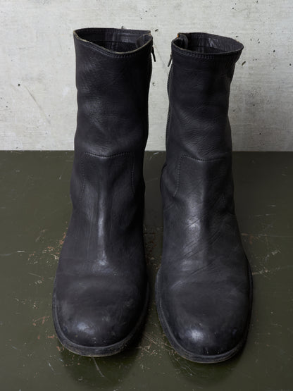 Isamu Katayama "BACKLASH" 2010s Side Zip Deerskin Leather Boots
