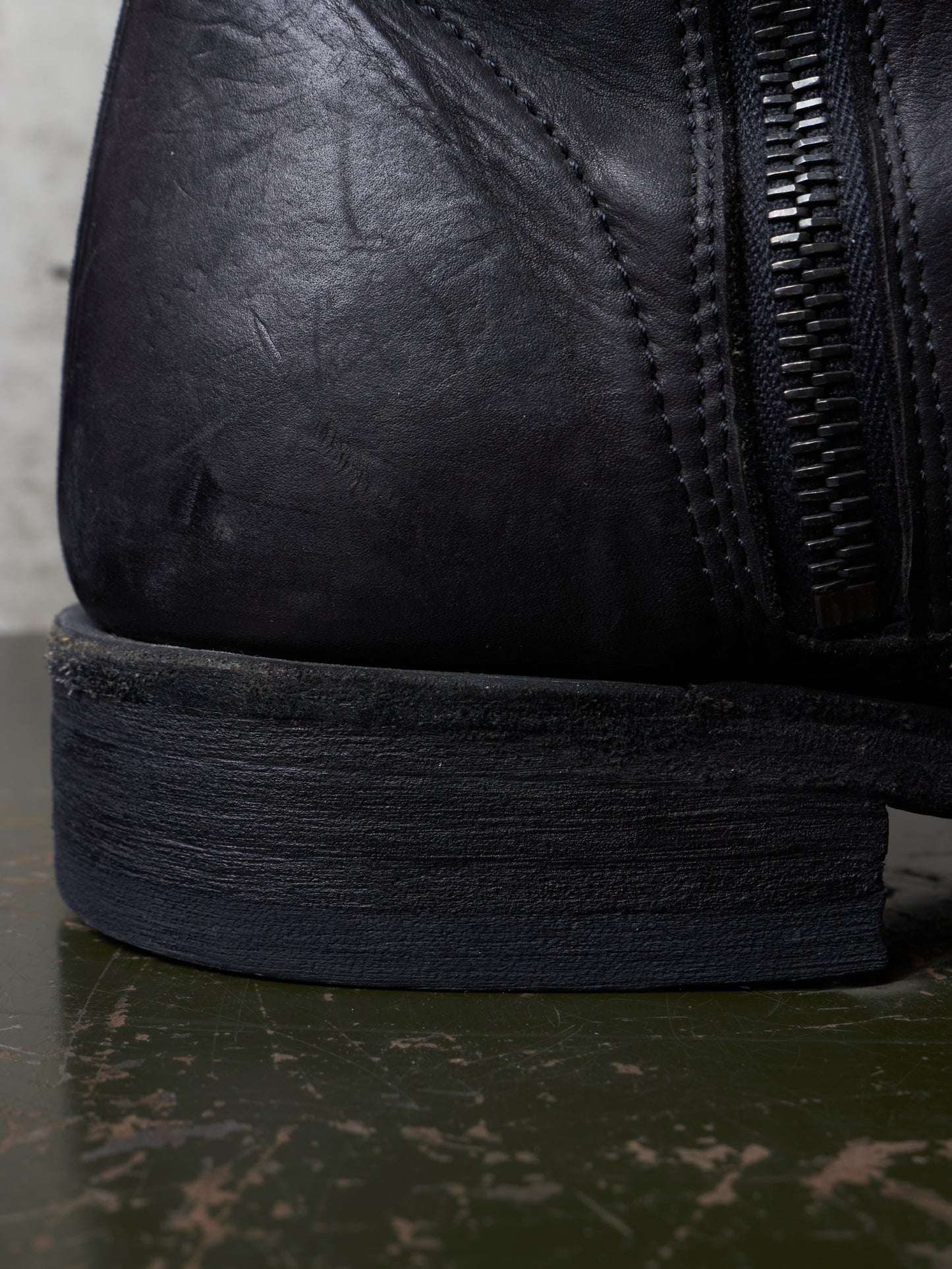 Isamu Katayama "BACKLASH" 2010s Side Zip Deerskin Leather Boots
