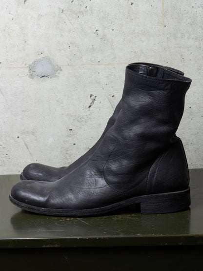 Isamu Katayama "BACKLASH" 2010s Side Zip Deerskin Leather Boots