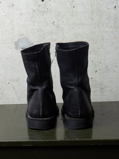Isamu Katayama "BACKLASH" 2010s Side Zip Deerskin Leather Boots