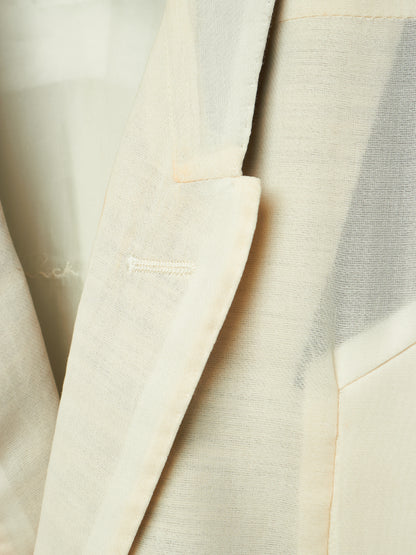 Rick Owens SS22 "FOGACHINE" NATURAL Sheer Jumbo Tatlin Coat