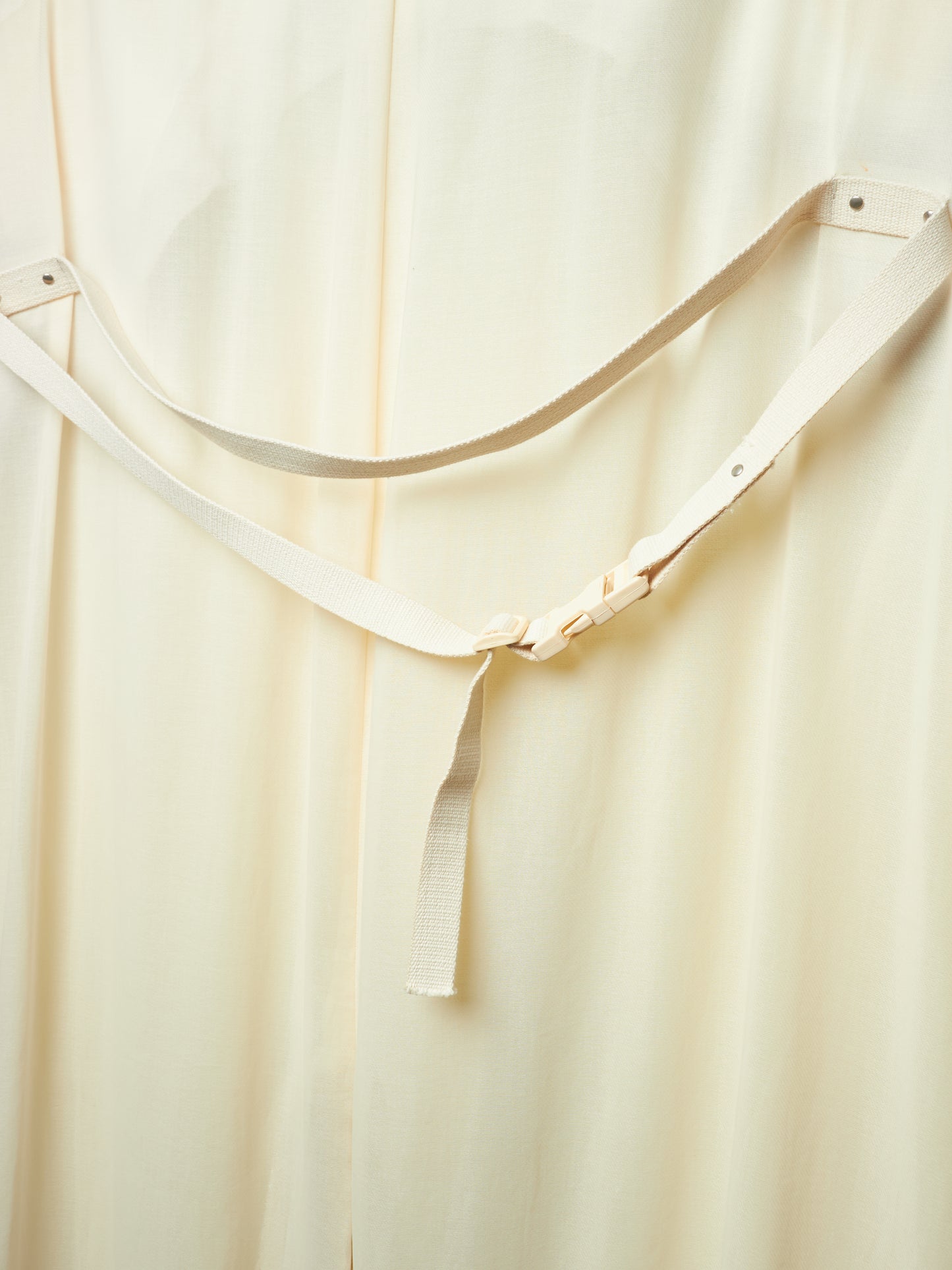 Rick Owens SS22 "FOGACHINE" NATURAL Sheer Jumbo Tatlin Coat