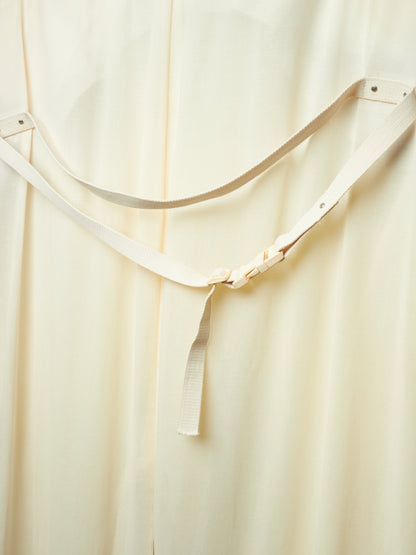 Rick Owens SS22 "FOGACHINE" NATURAL Sheer Jumbo Tatlin Coat