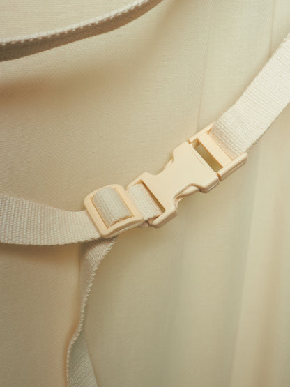 Rick Owens SS22 "FOGACHINE" NATURAL Sheer Jumbo Tatlin Coat
