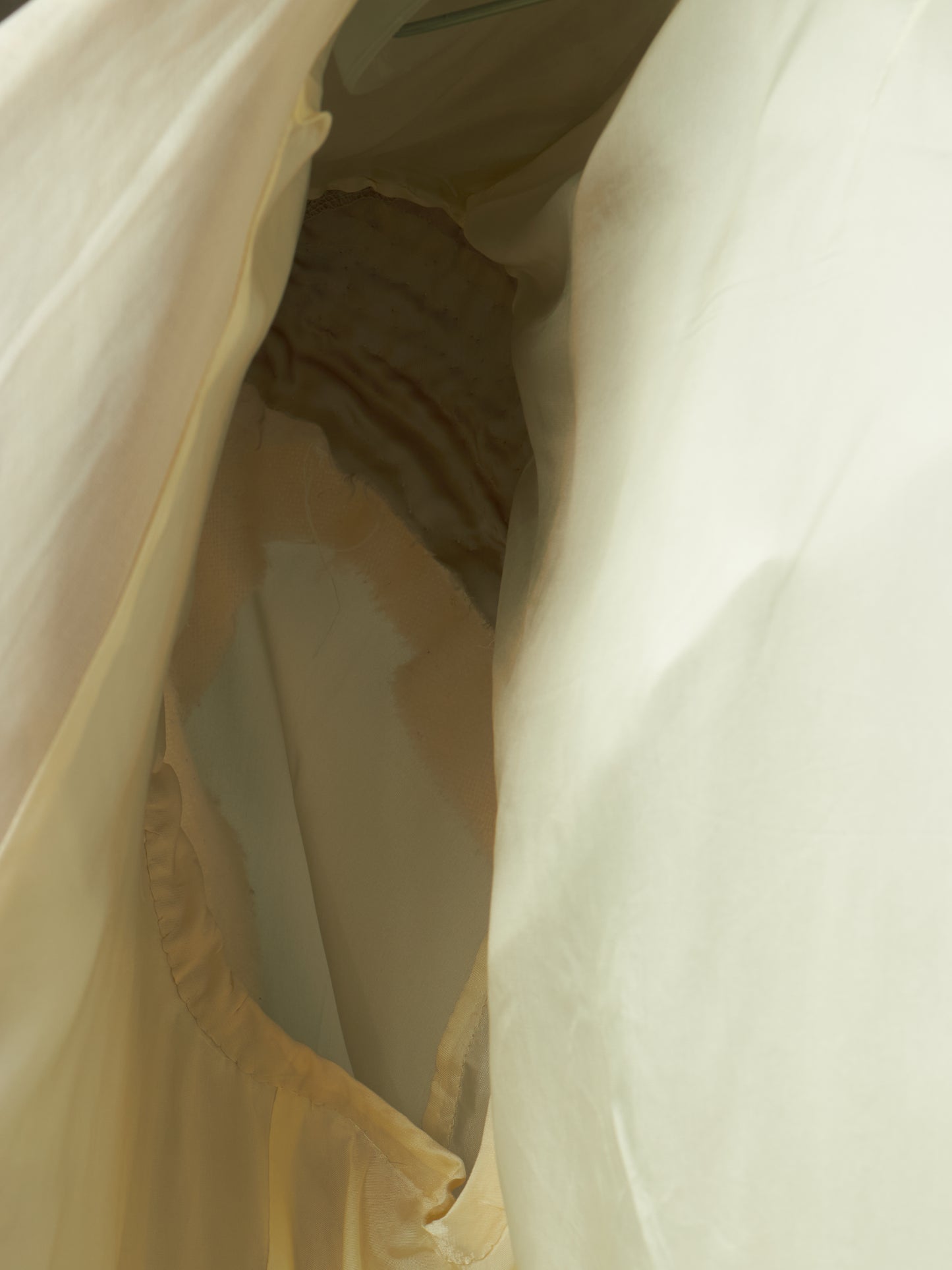 Rick Owens SS22 "FOGACHINE" NATURAL Sheer Jumbo Tatlin Coat