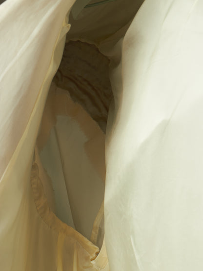 Rick Owens SS22 "FOGACHINE" NATURAL Sheer Jumbo Tatlin Coat