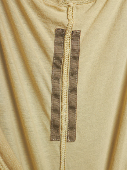 Rick Owens DRKSHDW SS24 "LIDO" PEARL Asymmetric Membrane III Long Tank Top