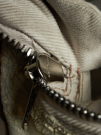 Rick Owens AW25 "CONCORDIANS" MILK Megacrust Tailored 'Cargobelas' Denim
