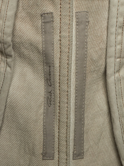 Rick Owens AW25 "CONCORDIANS" MILK Megacrust Tailored 'Cargobelas' Denim